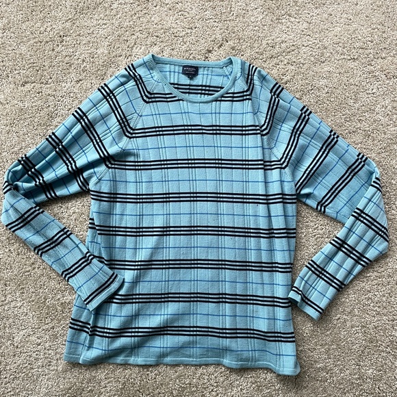 Burberry mens L authentic sweater merino wool - Picture 1 of 3